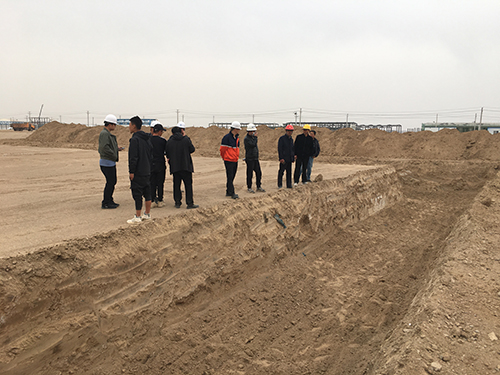 兰州新区化学工程有限公司承建“瑞东项目”完成首次地基验槽 - 申博官网要闻 - 新闻动态
